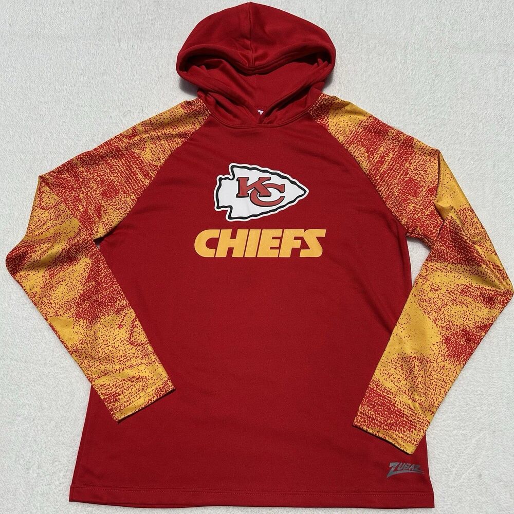 Kansas City Chiefs NFL Football LS Hoodie Size Large